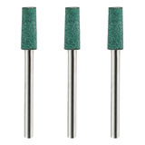 Kit 3 Ponta Montada De Borracha 5mm Haste 3mm Micro Retifica