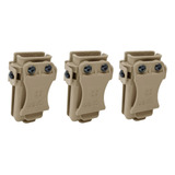 Kit 3 Porta Carregador Velado Coyote 380 40 9mm 45