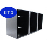 Kit 3 Porta Cd Modular