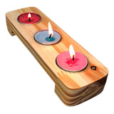 Kit 3 Porta Velas