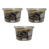 Kit 3 Potes Chips Queijo Provolone Desidratado Goiabada 350g