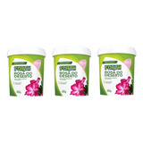Kit 3 Potes De Fertilizante Adubo Forth Rosa Do Deserto 400g