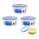 Kit 3 Potes Hermetico