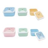 Kit 3 Potes Infantil Papinha Freezer Microondas Gumy Buba
