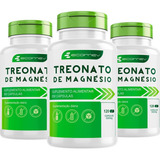 Kit 3 Potes Magnesio Treonato 500mg Formula Avançada 360 Cápsulas