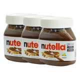 Kit 3 Potes Nutella Creme De Avelã 140g Ferrero