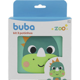 Kit 3 Potinhos Bubazoo