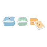 Kit 3 Potinhos Gumy Azul 12108 Buba