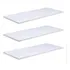 Kit 3 Prateleiras Mdf Branca 50x20 Cor Branco