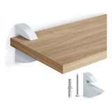 Kit 3 Prateleiras Multiuso Carvalho Mdf Quarto Cozinha 60cm
