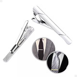 Kit 3 Prendedor De Gravata Clip Aço Slim Grampo Luxo Social