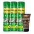 Kit 3 Produto P/ Limpar Sofá Espuma Mágica + Hidrata Couro