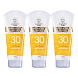 Kit 3 Protetor Solar Corporal Gel Fps30 Australian Gold 200g