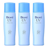 Kit 3 Protetor Solar Facial Bioré Perfect Milk