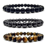 Kit 3 Pulseiras Pedra