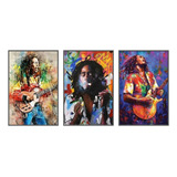 Kit 3 Quadros Decorativo