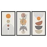 Kit 3 Quadros Decorativos Com MOLDURA