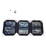 Kit 3 Quadros Decorativos Ford Corcel Gt Propaganda 4 Rodas