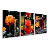 Kit 3 Quadros Decorativos