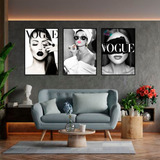 Kit 3 Quadros Decorativos