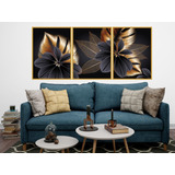 Kit 3 Quadros Decorativos Tema Flores cores casa diversos