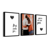 Kit 3 Quadros Para