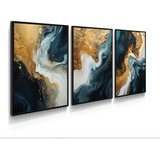 Kit 3 Quadros Pintura