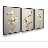 Kit 3 Quadros Pintura