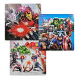 Kit 3 Quebra Cabeça Vingadores Hulk Thor Iron Marvel Disney