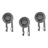 Kit 3 Queimador Duplo 17cm Bp Ferro Fundido Fogão Industrial