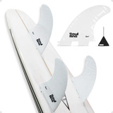 Kit 3 Quilha Sw1 Média Soul Fins Branca Encaixe Fcs2 Cor Negro