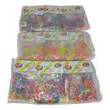 Kit 3 Rainbow Loom Refil Pulseira D Borracha 9600 Elásticos