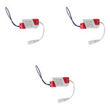 Kit 3 Reator Driver Fonte Painel Led Embutir 18w Bivolt