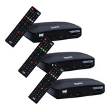 Kit 3 Receptor Tv Digital Satélite Parabólica Full Hd Bs9900