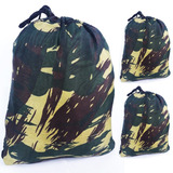 Kit 3 Rede De Dormir Descanso Nylon Camuflada Camping Trilha