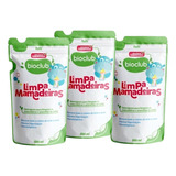 Kit 3 Refil Detergente Limpa Mamadeira Desengordurante 500ml