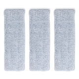 Kit 3 Refil Microfibra Simplo Para Mop Slim