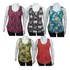 Kit 3 Regata Feminina Blusa Malha Fria Estampadas Soltinhas.