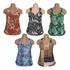 Kit 3 Regata Feminina Malha Fria Estampadas Plus