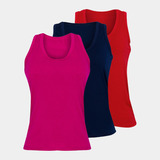 Kit 3 Regata Feminina