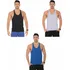 Kit 3 Regatas Cavada Nadador Masculina Lisa Musculação