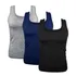 Kit 3 Regatas Femininas Blusinha De Alça Larga Lisa Atacado