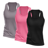 Kit 3 Regatas Femininas