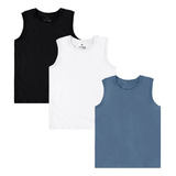 Kit 3 Regatas Infantil