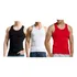 Kit 3 Regatas Masculina Modelo Americano Ribana Canelada