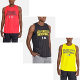 Kit 3 Regatas Nba Chicago Los Angeles Golden State Amarelo