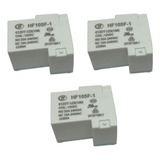 Kit 3 Relé De Potencia Placa Hf105f 1 012dt 5 Pinos 20a