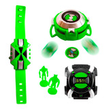 Kit 3 Relógio Omnitrix Lançador E Omniverse C/ Som E Luz Ben