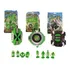Kit 3 Relógios Ben 10 Omintrix Hora Lançador Disco Luz E Som