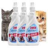Kit 3 Removedor Limpa Xixi Enzimatico Urina Gato Gatos Cat